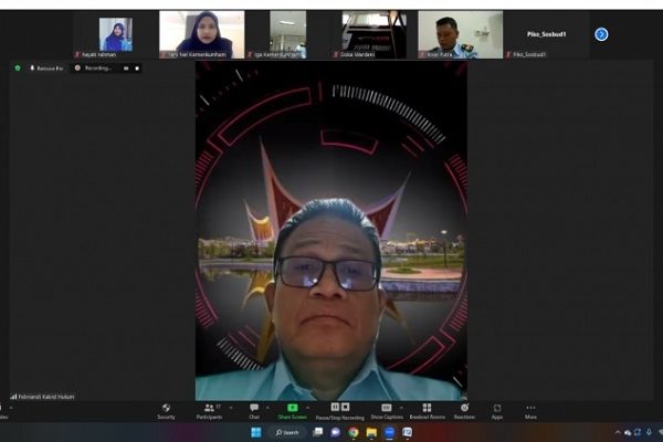 Fasilitasi Harmonisasi oleh Kanwil Kemenkumham Sumatera Barat