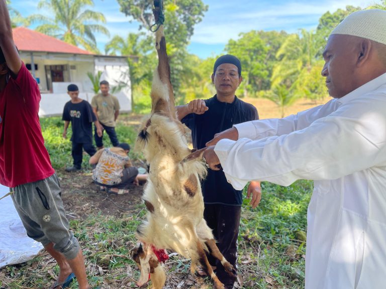 Lapas Terbuka Pasaman  Gelar Sholat Iduladha dan Kurban