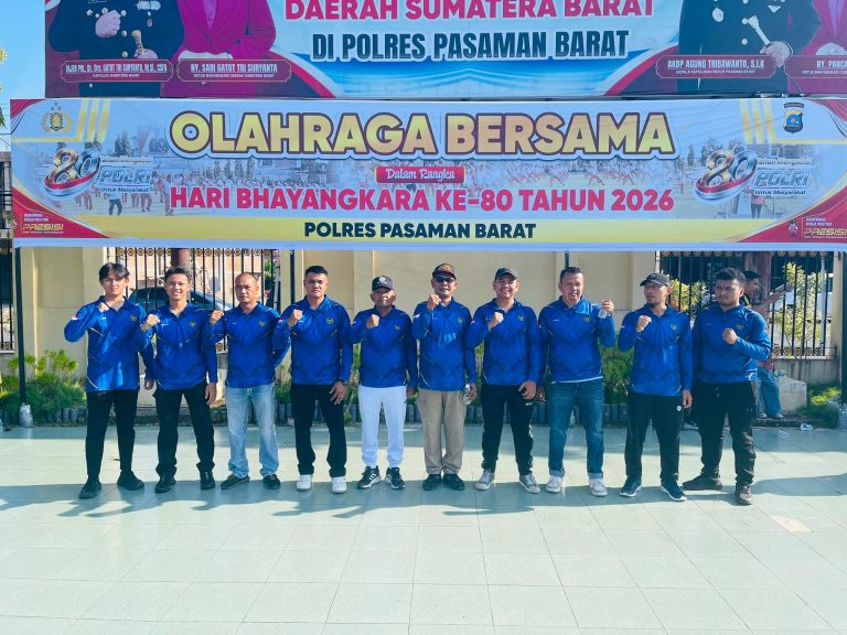 Pererat Silaturahmi dan Sinergi, Kalapas Terbuka Pasaman Hadiri Olahraga Bersama di Polres Pasaman Barat