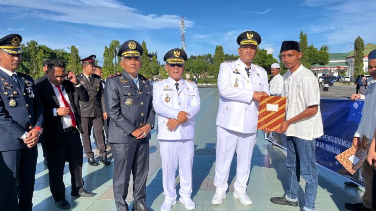 Semarak HUT ke-81 Kemerdekaan RI, Lapas Terbuka Pasaman Berikan Remisi kepada 7 Warga Binaan